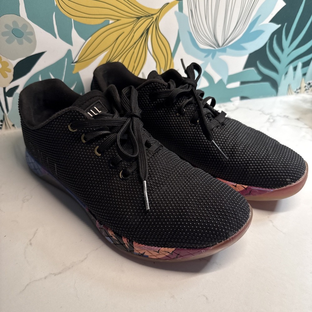 Black Women's Lace-Up Casual Sneakers